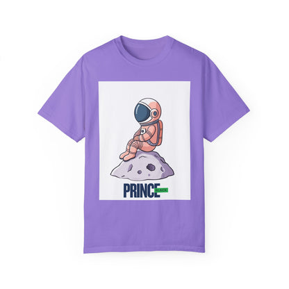 Cosmic Adventure T-shirt - Unisex Garment-Dyed Tee with Astronaut Design