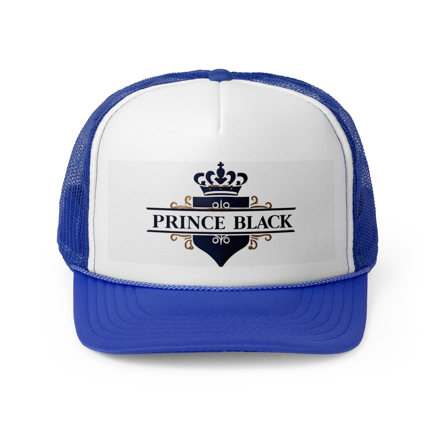 Prince Black Trucker Cap - Stylish & Trendy Headwear for Casual Outings