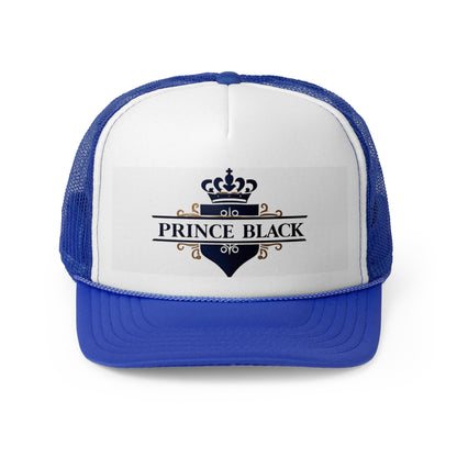 Prince Black Trucker Cap - Stylish & Trendy Headwear for Casual Outings