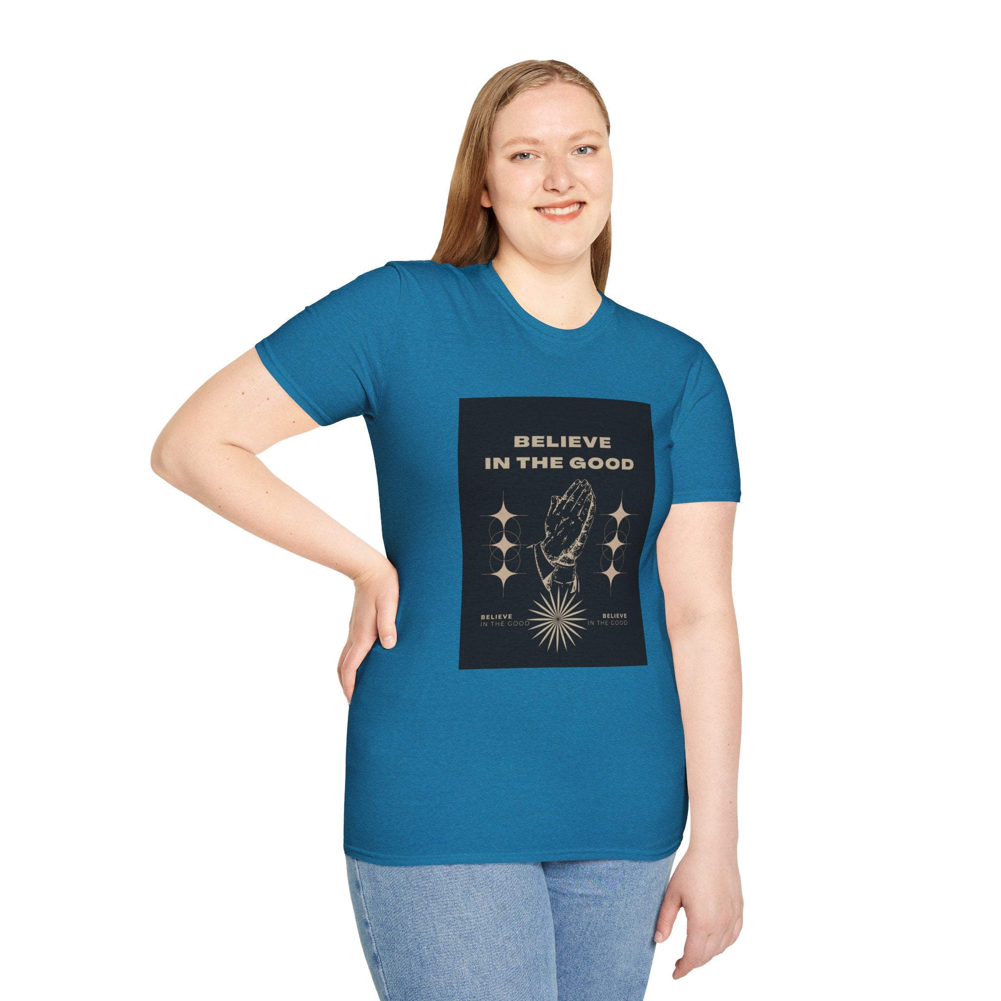 Believe in the Good Unisex Softstyle T-Shirt - Inspirational Graphic Tee