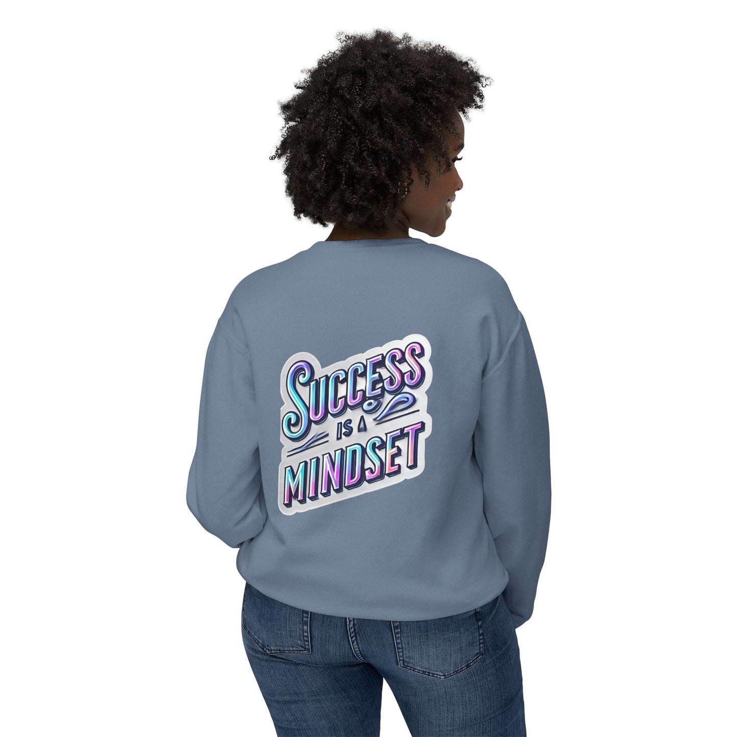Inspirational Success Mindset Unisex Lightweight Crewneck Sweatshirt