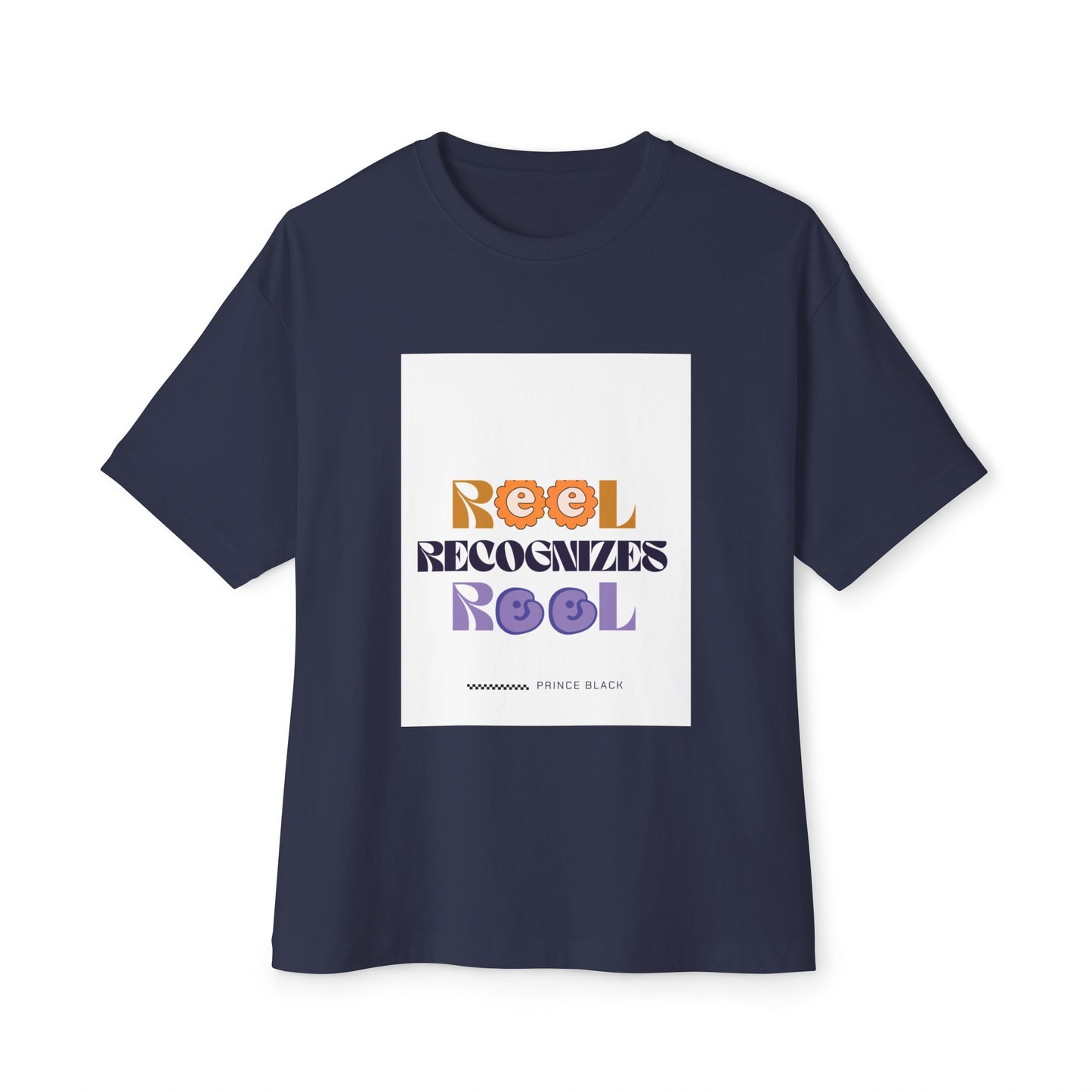 Reel Recognizes Relaxed Unisex Oversized Tee - Perfect for Casual Style and Everyday Comfort