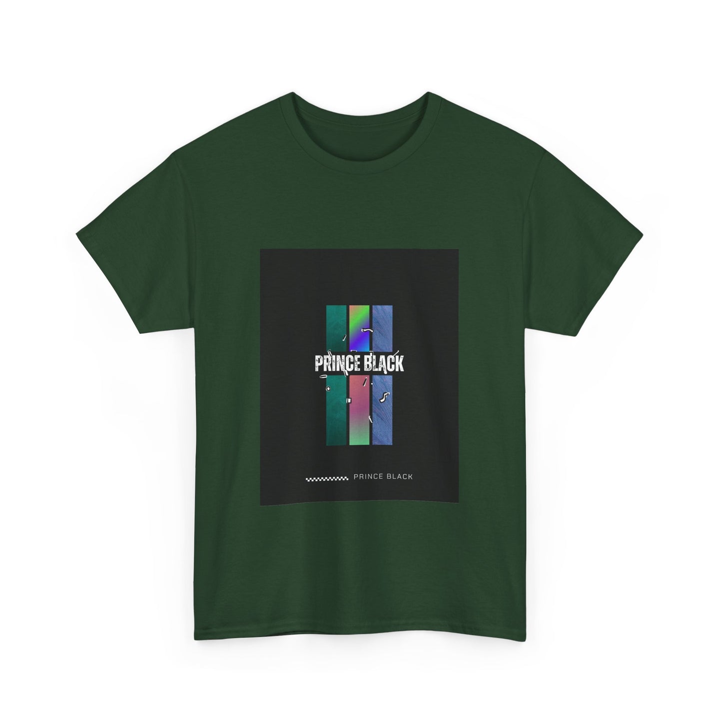 Heavy Cotton Tee - Vibrant 'PRINCE BLACK' Graphic Tee for Music Lovers