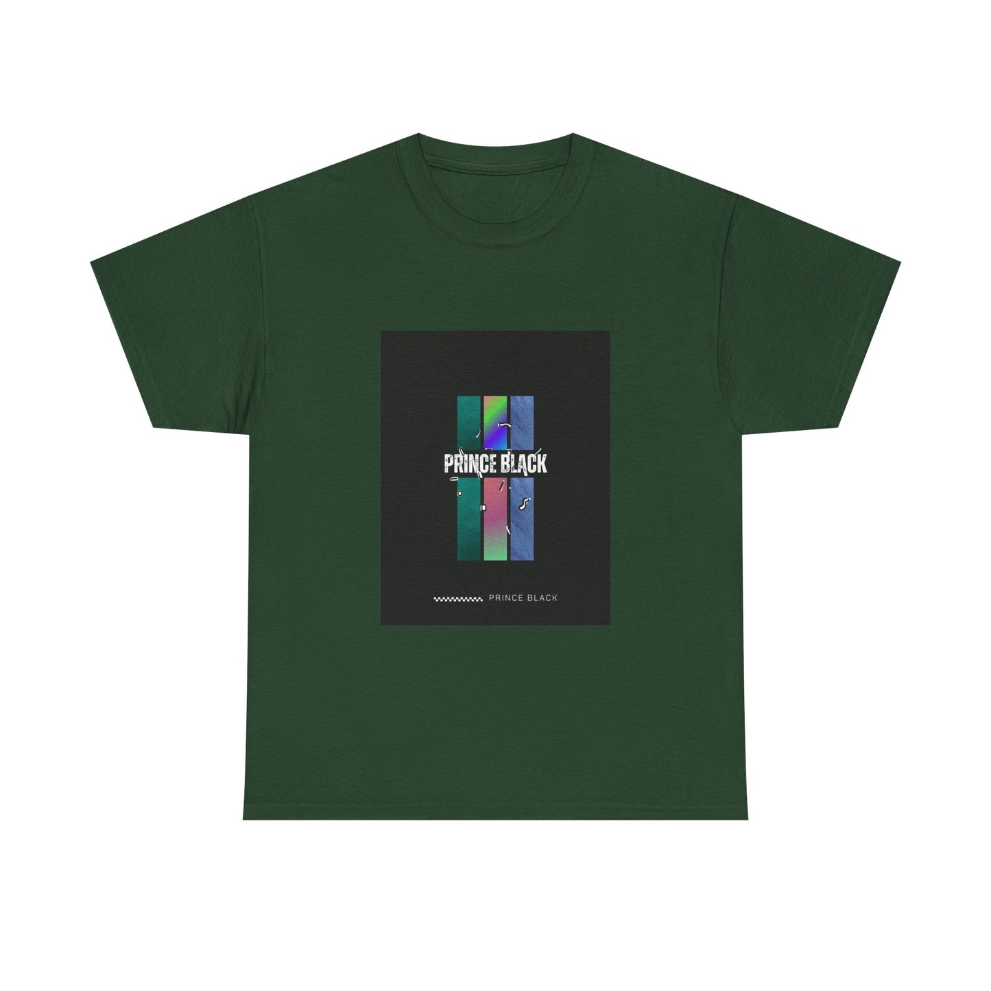 Heavy Cotton Tee - Vibrant 'PRINCE BLACK' Graphic Tee for Music Lovers