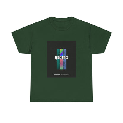 Heavy Cotton Tee - Vibrant 'PRINCE BLACK' Graphic Tee for Music Lovers