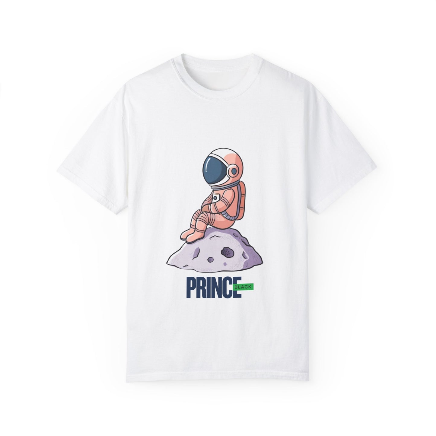 Cosmic Adventure T-shirt - Unisex Garment-Dyed Tee with Astronaut Design