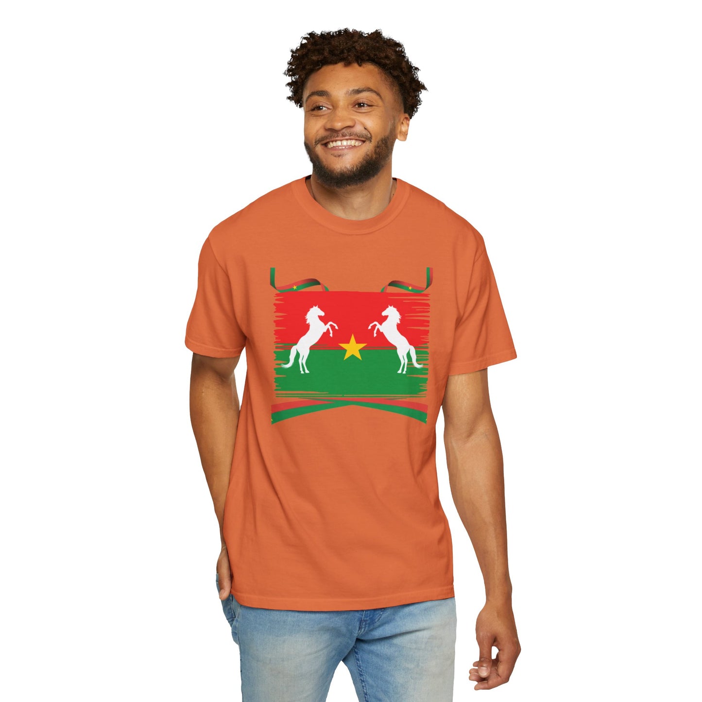 Burkina Faso T-Shirt with Cameroonian Flag Design – Celebrate Your Heritage!