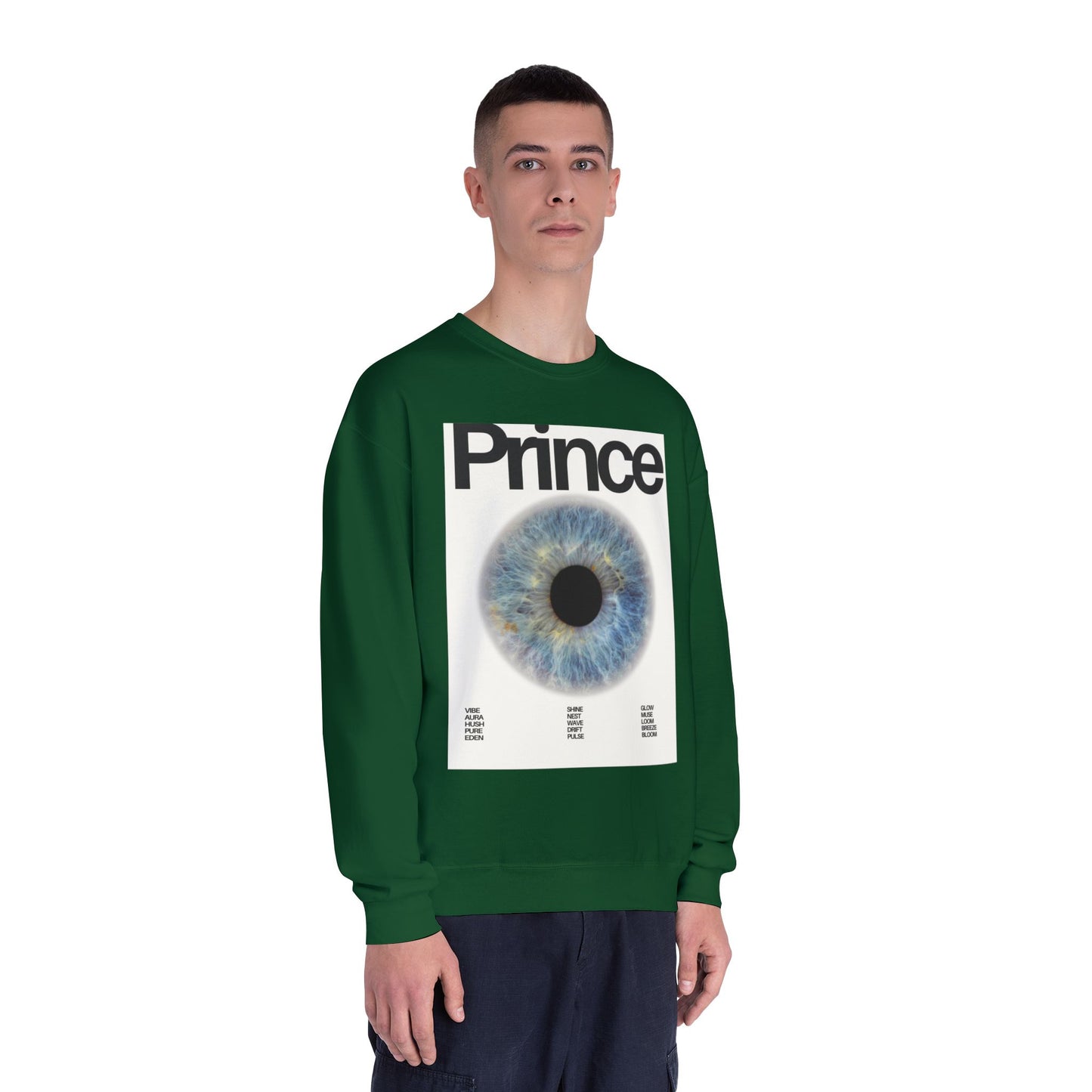 Prince Eye Graphic Unisex Crewneck Sweatshirt | Cozy Fashion for Music Lovers