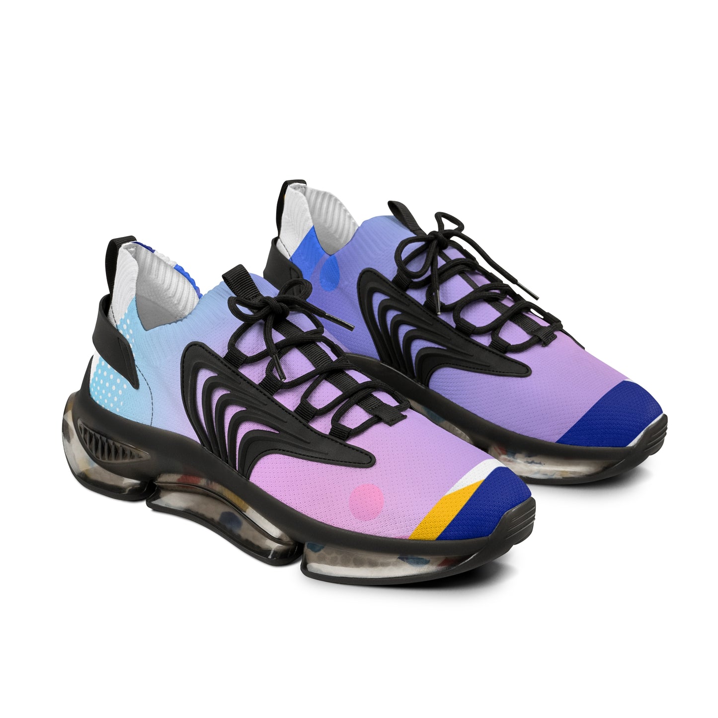 Bold Men's Mesh Sneakers - Colorful &amp; Comfortable Athletic Footwear 