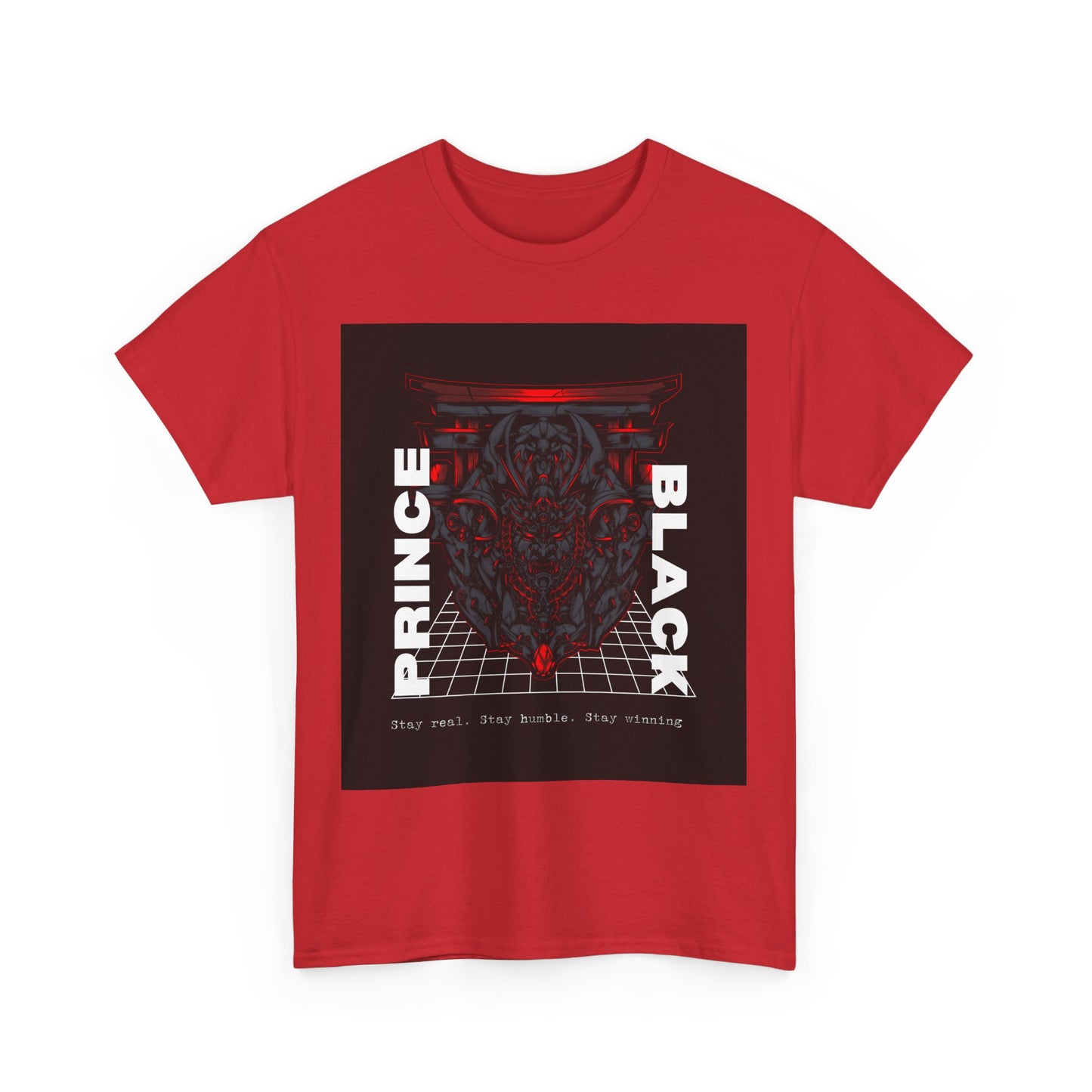 Heavy Cotton Tee - Stay Real Stay Humble Graphic Shirt