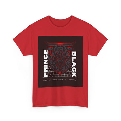 Heavy Cotton Tee - Stay Real Stay Humble Graphic Shirt