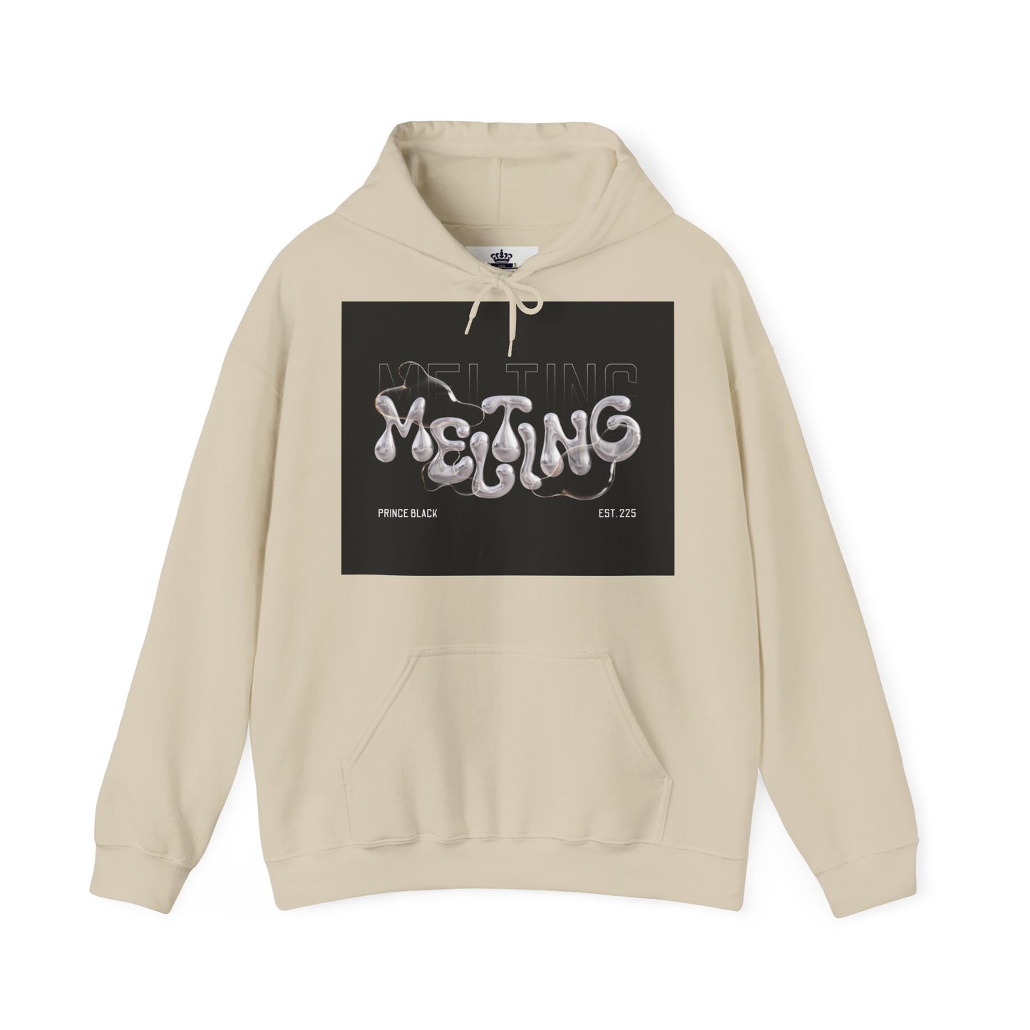 Melting Graphic Unisex Hoodie - Cozy Streetwear Essential