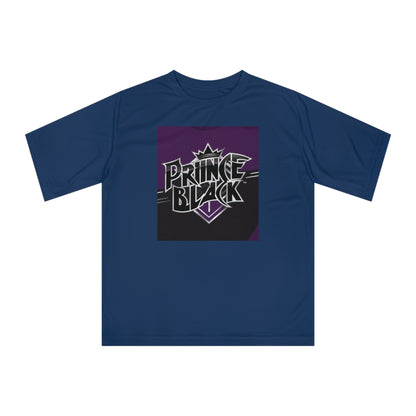 Unisex Zone Performance T-Shirt - Prince Black Graphic Tee for Sports & Casual Wear
