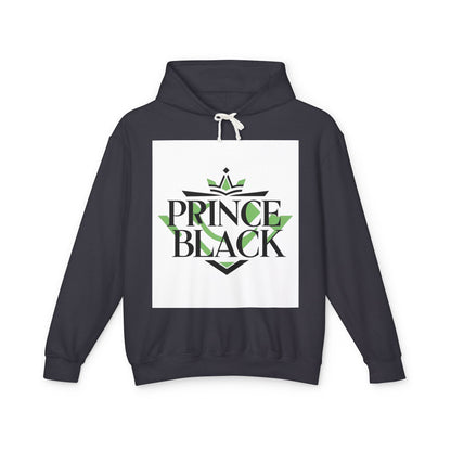 Lightweight Hooded Sweatshirt - 'Prince Black' Graphic Design