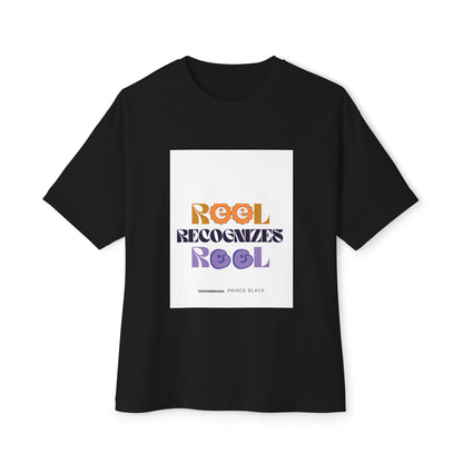 Reel Recognizes Relaxed Unisex Oversized Tee - Perfect for Casual Style and Everyday Comfort