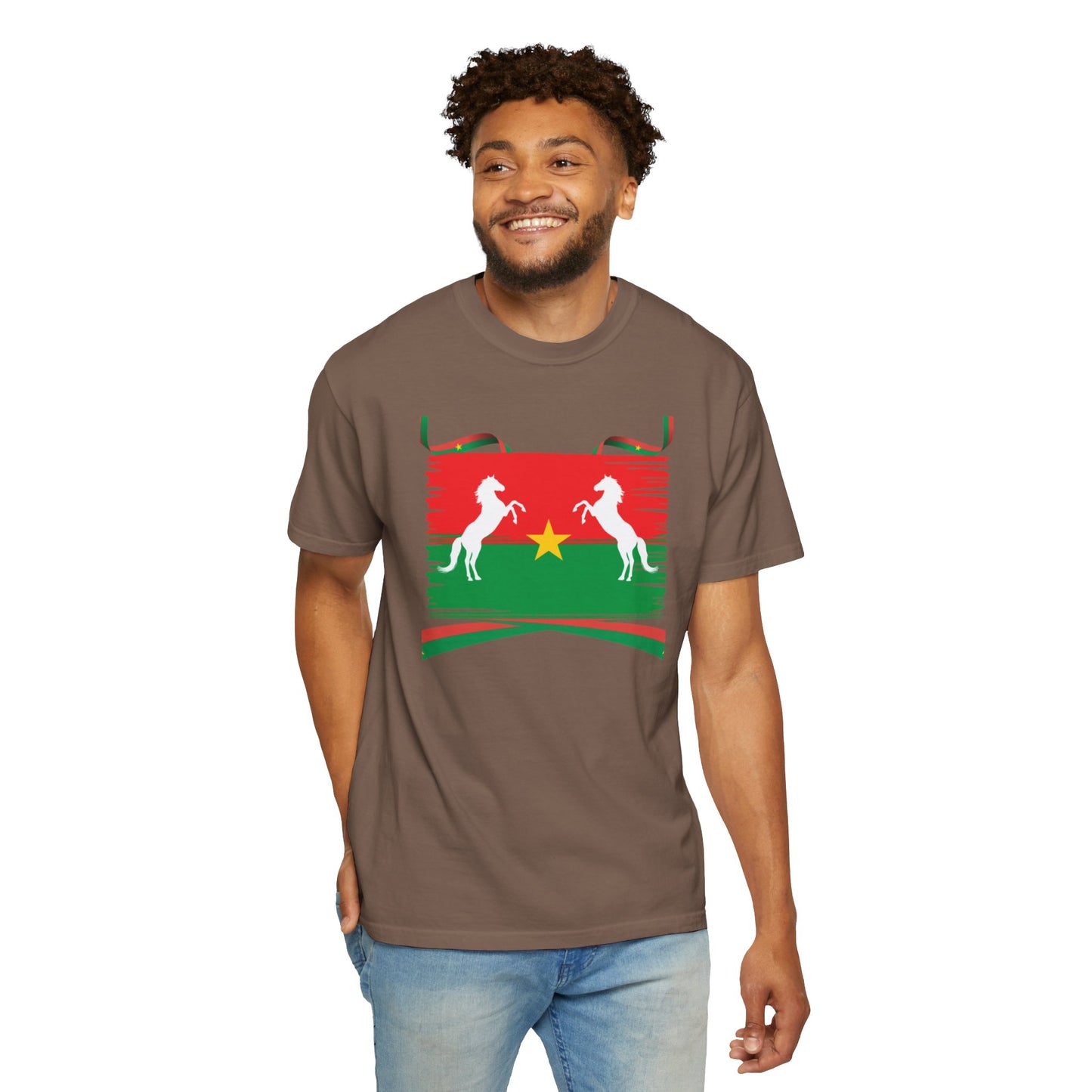 Burkina Faso T-Shirt with Cameroonian Flag Design – Celebrate Your Heritage!