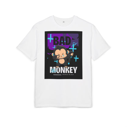 Bad Monkey Graphic Unisex Oversize Tee - Fun & Comfy Streetwear for Casual Vibes