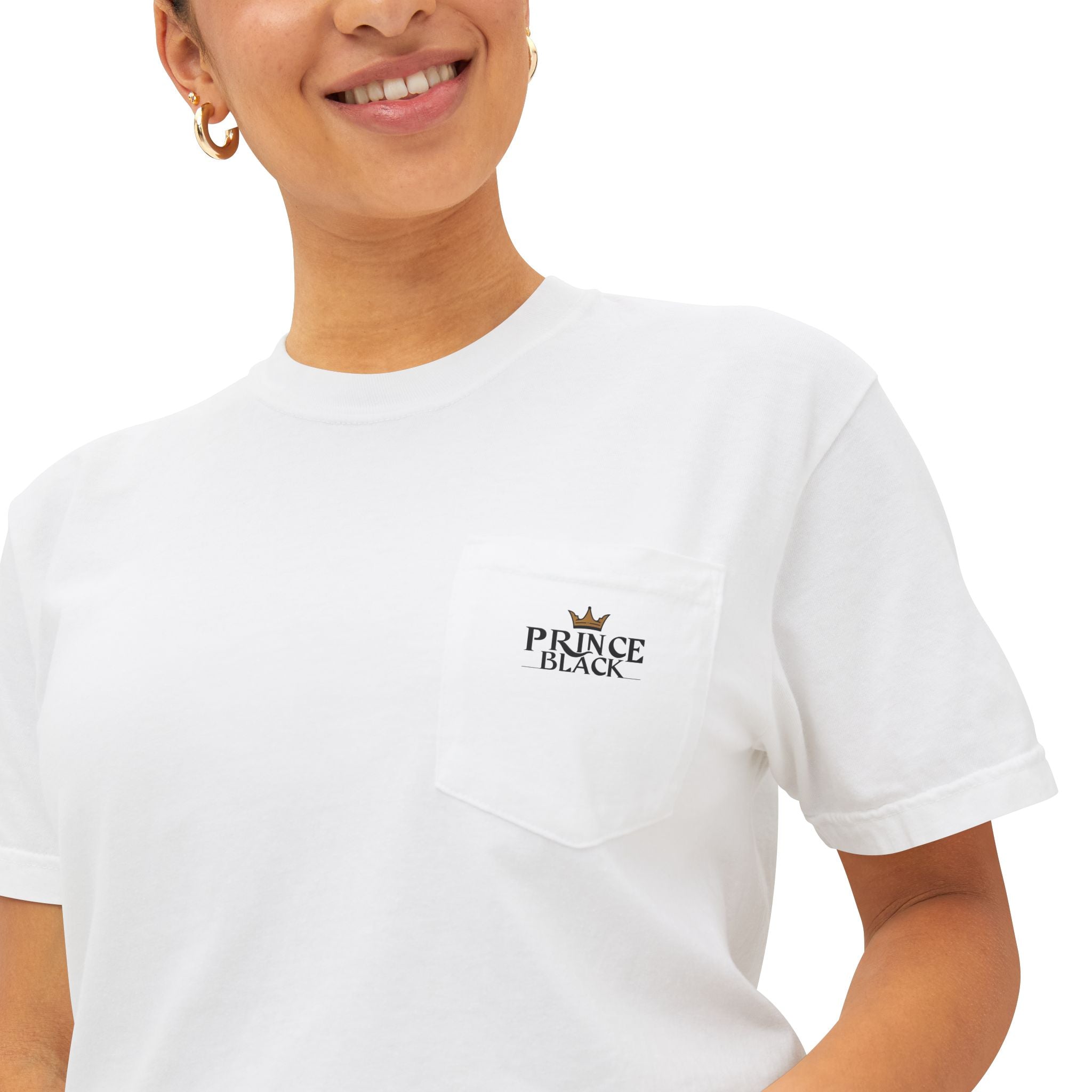 Unisex Garment-Dyed Pocket T-Shirt | Casual Everyday Wear with Masculine Royalty Design