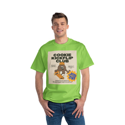 Cookie Kickflip Club T-Shirt - Fun Skateboarding Tee for Kids & Teens