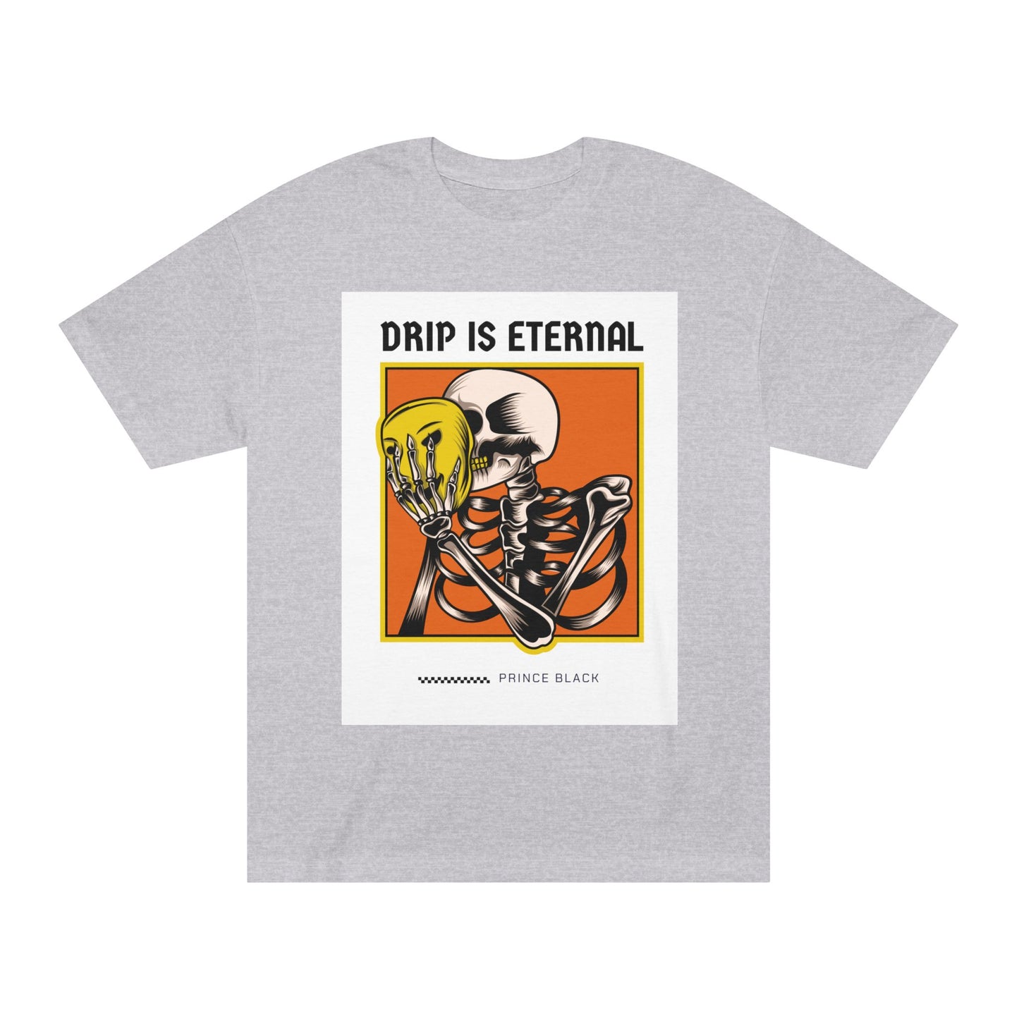 Skeleton Drip Is Eternal Unisex Classic Tee - Trendy Graphic Tee for Casual Style