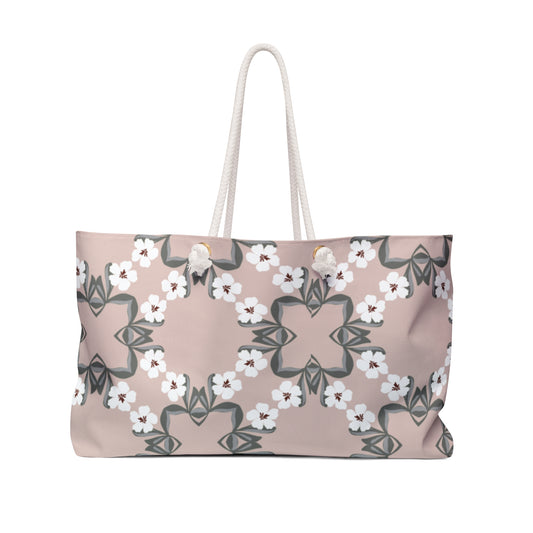 Floral Pattern Weekender Bag - Perfect for Travel & Getaways