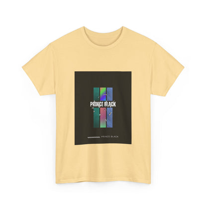 Heavy Cotton Tee - Vibrant 'PRINCE BLACK' Graphic Tee for Music Lovers