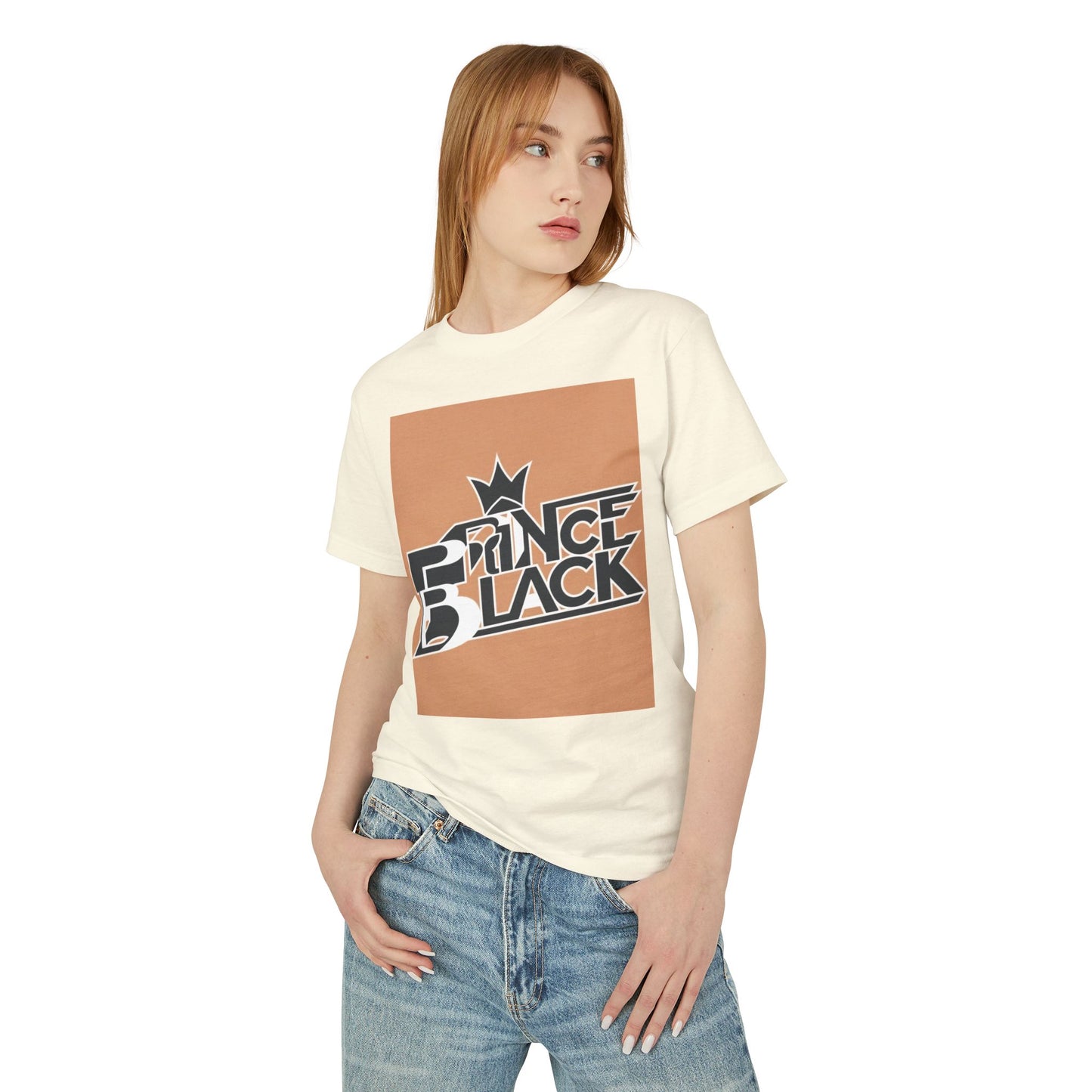 Prince Black Unisex Heavyweight Cotton Tee - Stylish &amp; Comfortable Tee for Music Lovers 