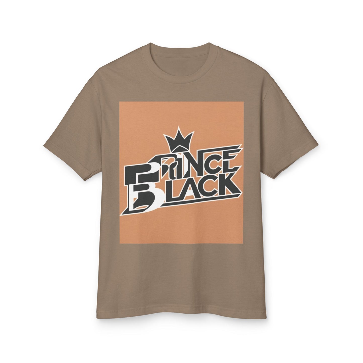 Prince Black Unisex Heavyweight Cotton Tee - Stylish &amp; Comfortable Tee for Music Lovers 