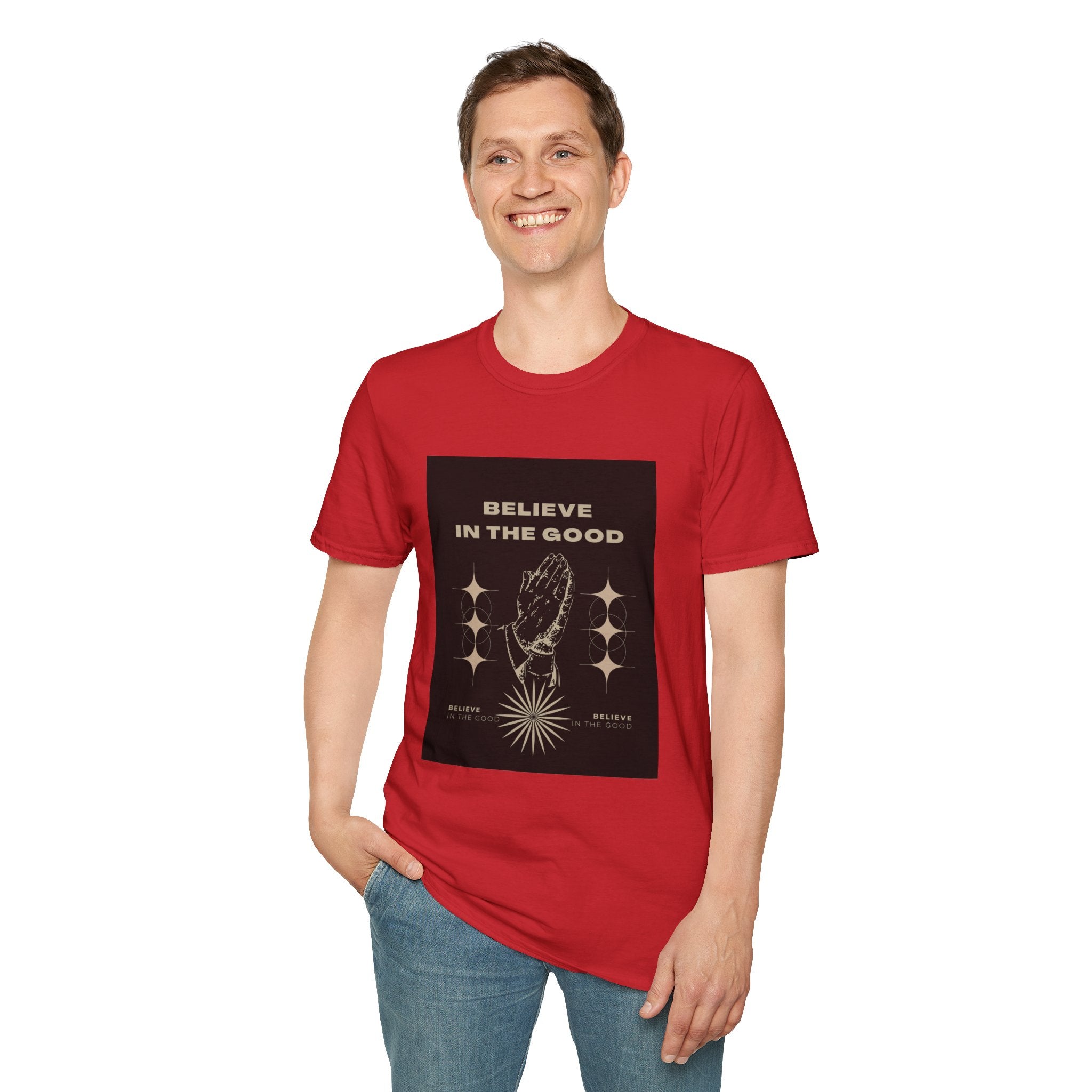 Believe in the Good Unisex Softstyle T-Shirt - Inspirational Graphic Tee
