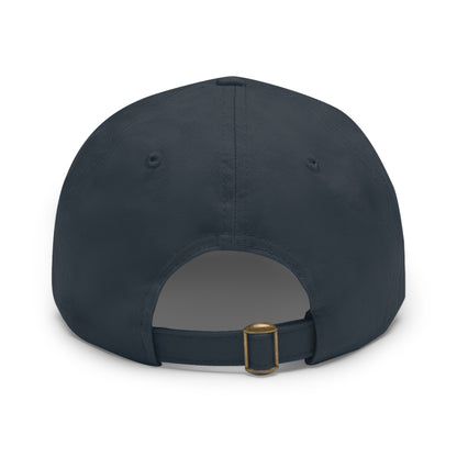 Stylish Dad Hat with Leather Patch - Perfect for Casual Outings and Gifts