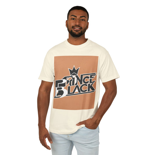 Prince Black Unisex Heavyweight Cotton Tee - Stylish & Comfortable Tee for Music Lovers