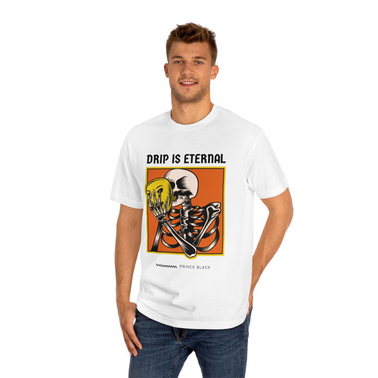 Skeleton Drip Is Eternal Unisex Classic Tee - Trendy Graphic Tee for Casual Style