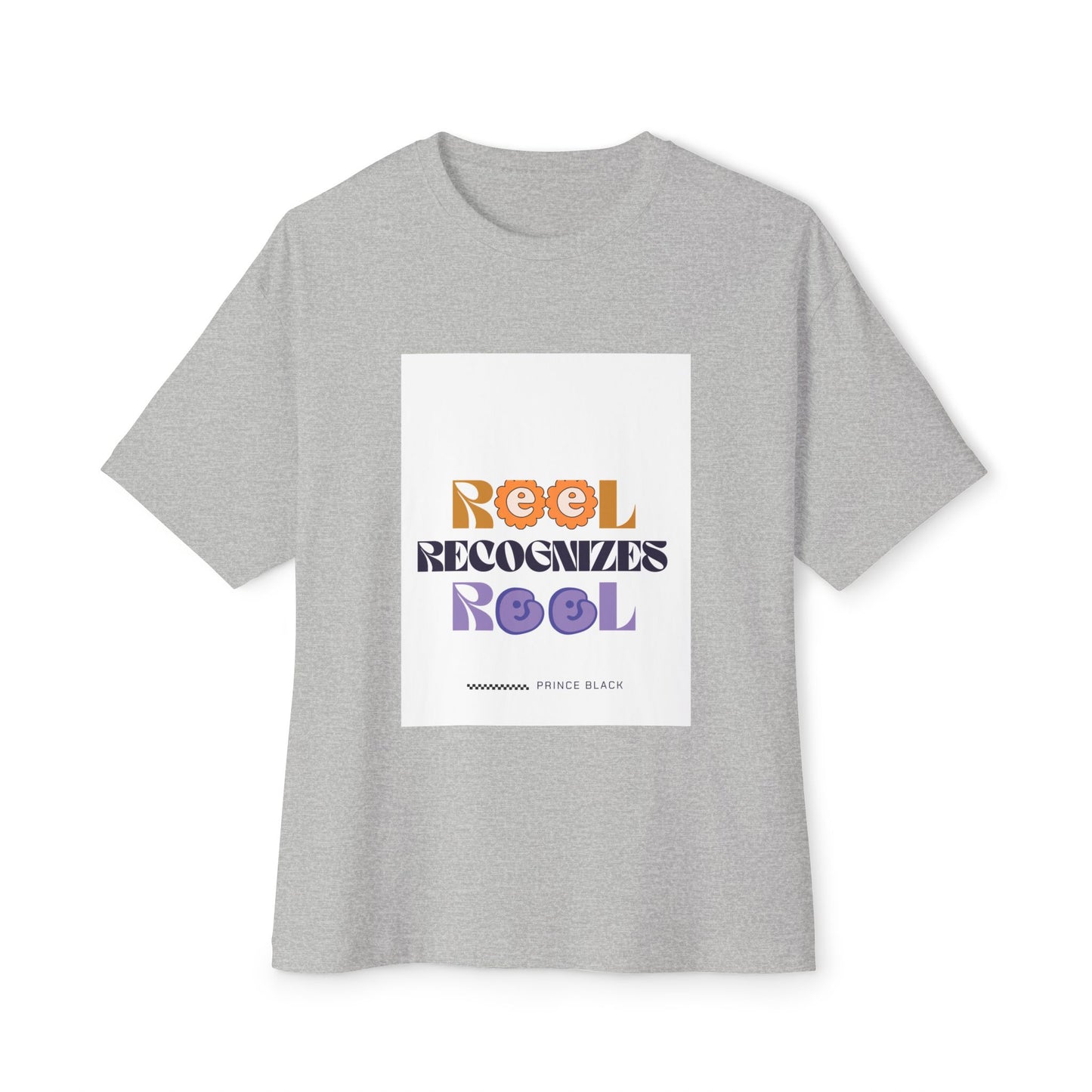 Reel Recognizes Relaxed Unisex Oversized Tee - Perfect for Casual Style and Everyday Comfort