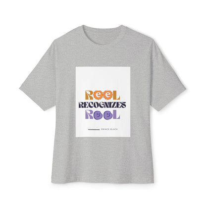 Reel Recognizes Relaxed Unisex Oversized Tee - Perfect for Casual Style and Everyday Comfort