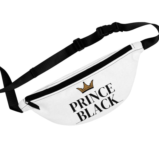Stylish Prince Black Fanny Pack - Perfect for Festivals & Everyday Use