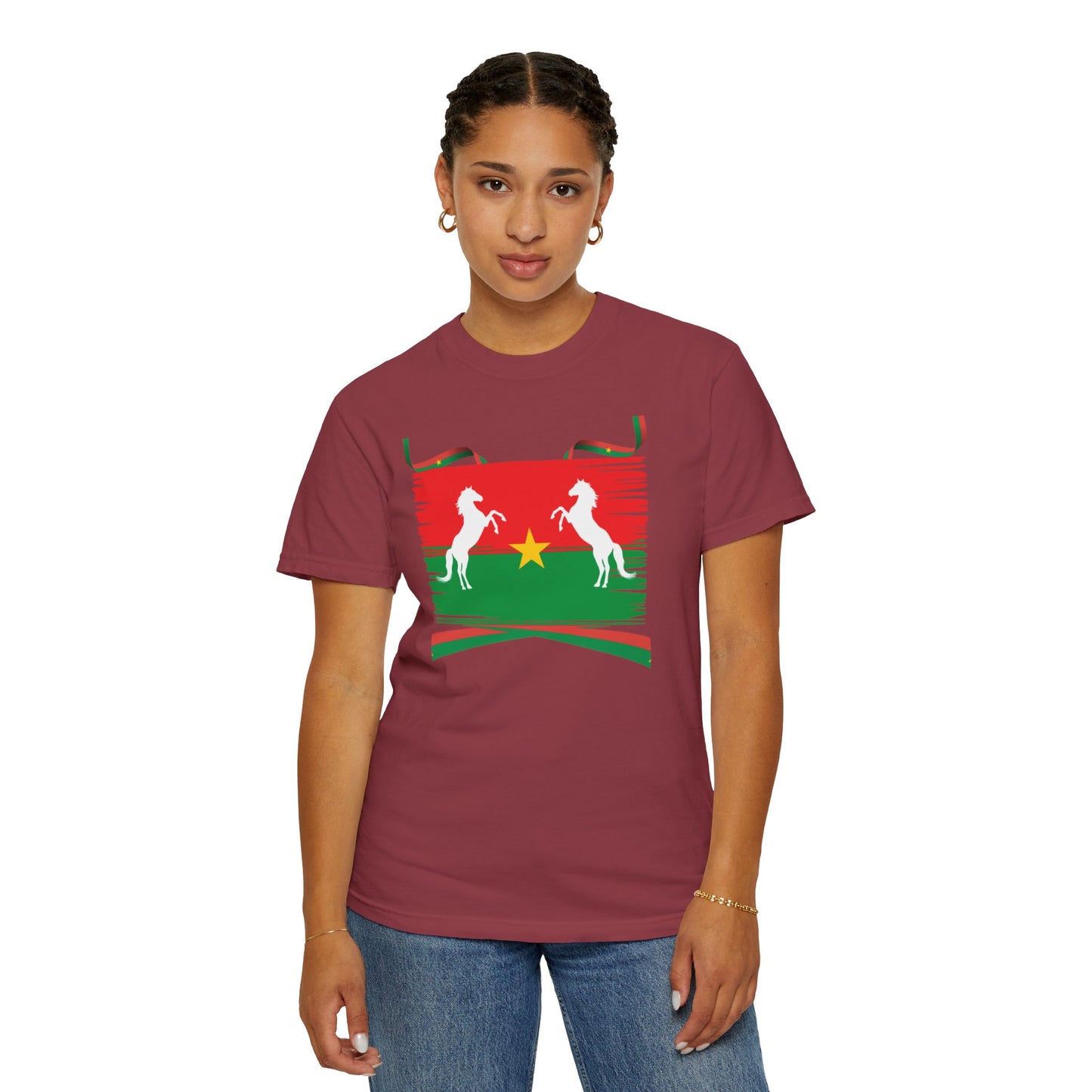 Burkina Faso T-Shirt with Cameroonian Flag Design – Celebrate Your Heritage!