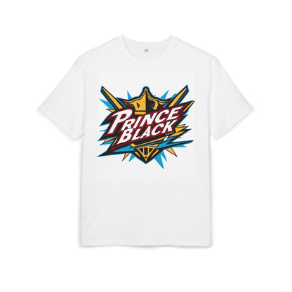 Unisex Oversized Tee - Energetic 'Prince Black' Graphic - Casual Streetwear 