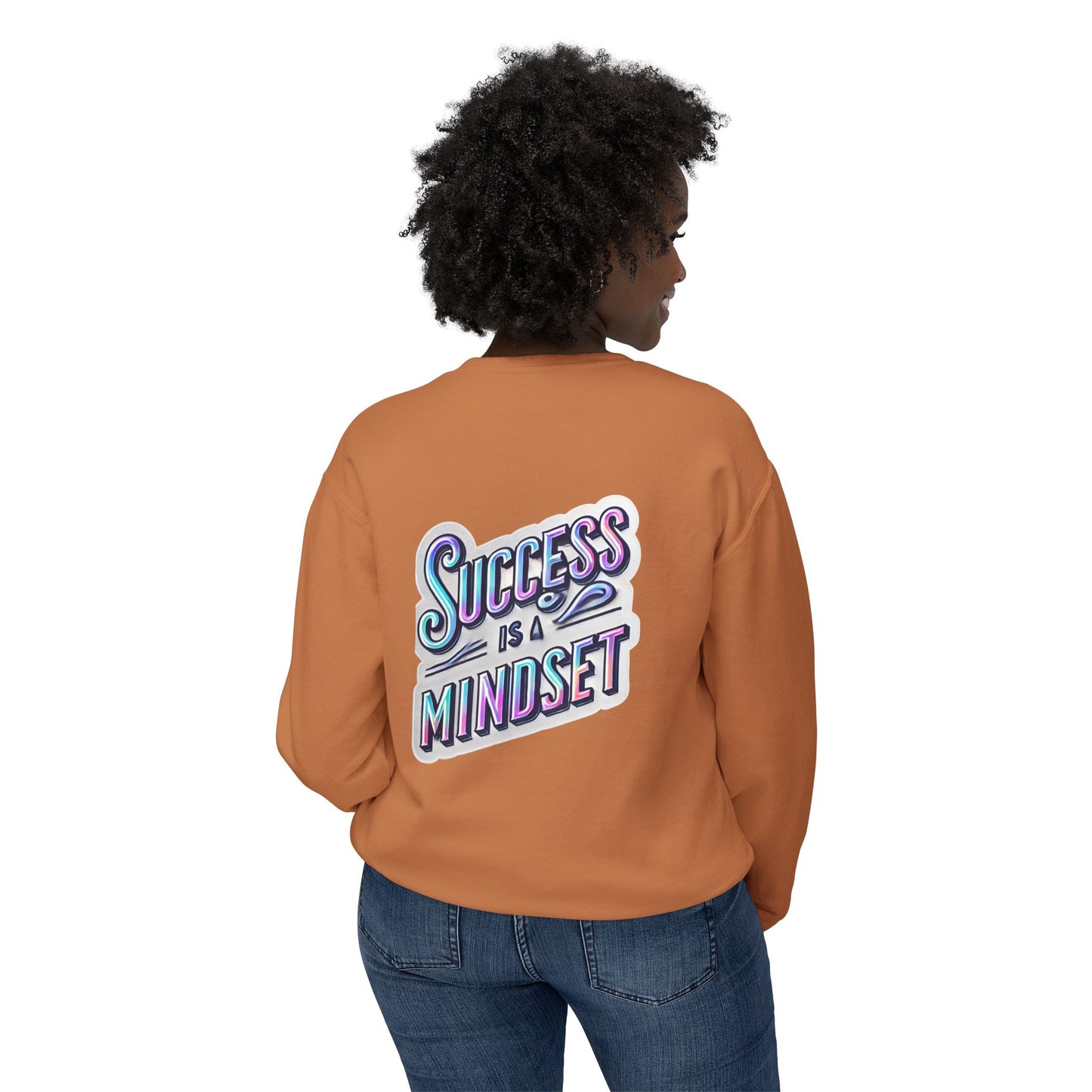 Inspirational Success Mindset Unisex Lightweight Crewneck Sweatshirt