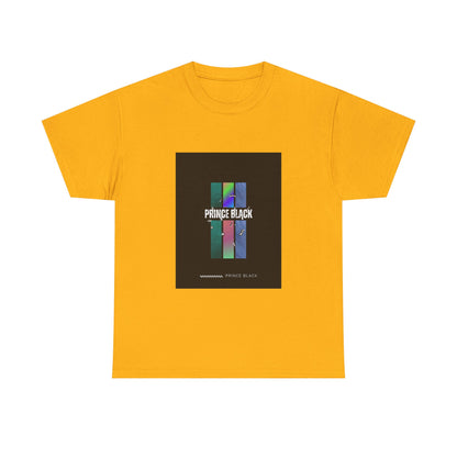Heavy Cotton Tee - Vibrant 'PRINCE BLACK' Graphic Tee for Music Lovers