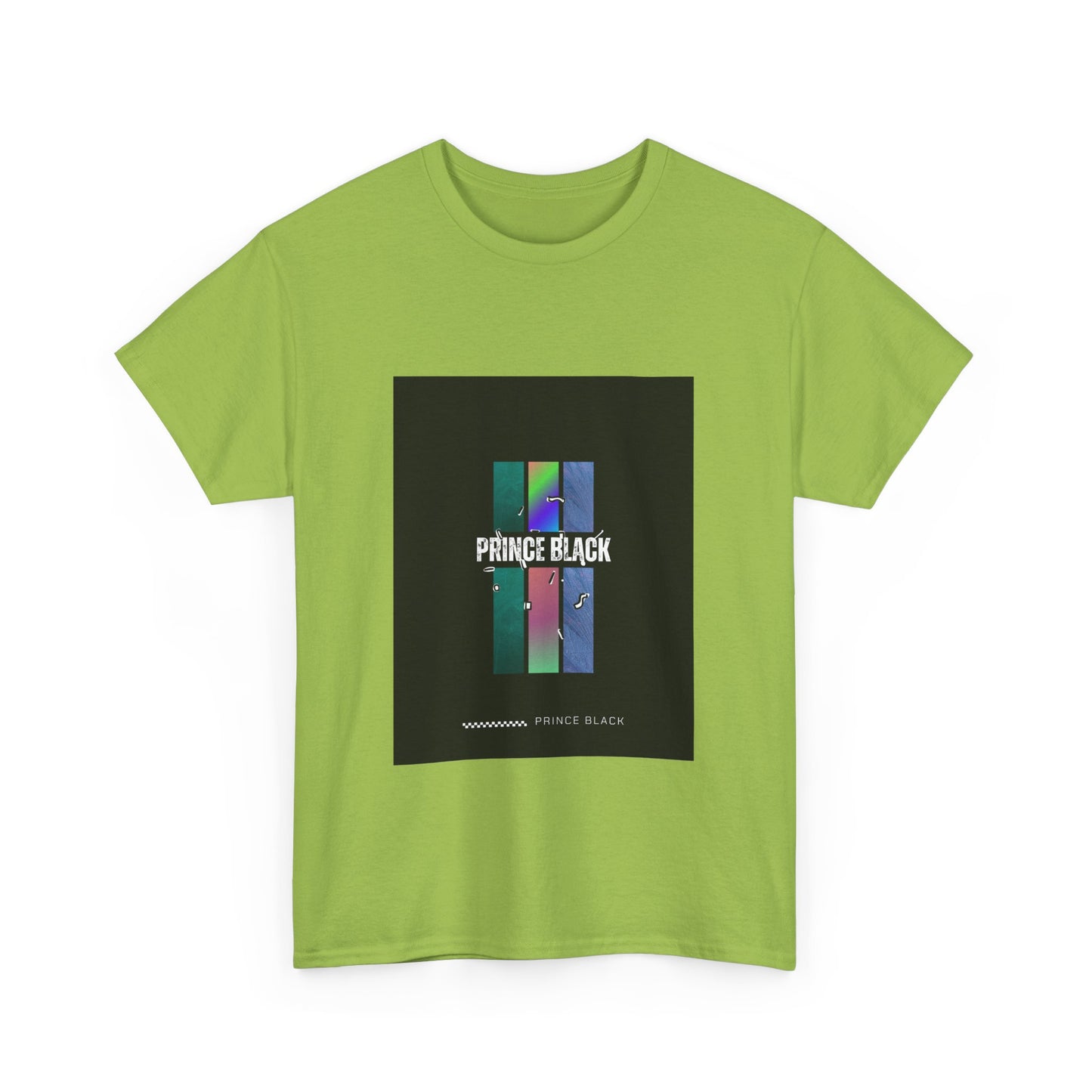 Heavy Cotton Tee - Vibrant 'PRINCE BLACK' Graphic Tee for Music Lovers