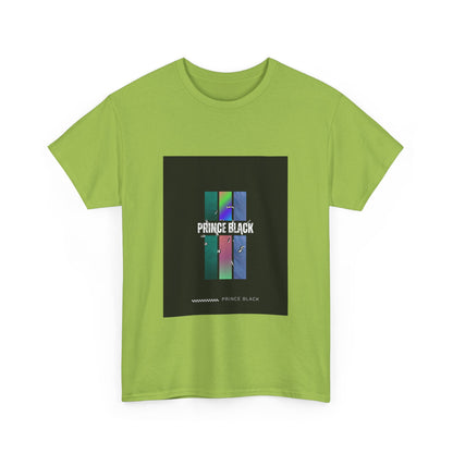 Heavy Cotton Tee - Vibrant 'PRINCE BLACK' Graphic Tee for Music Lovers