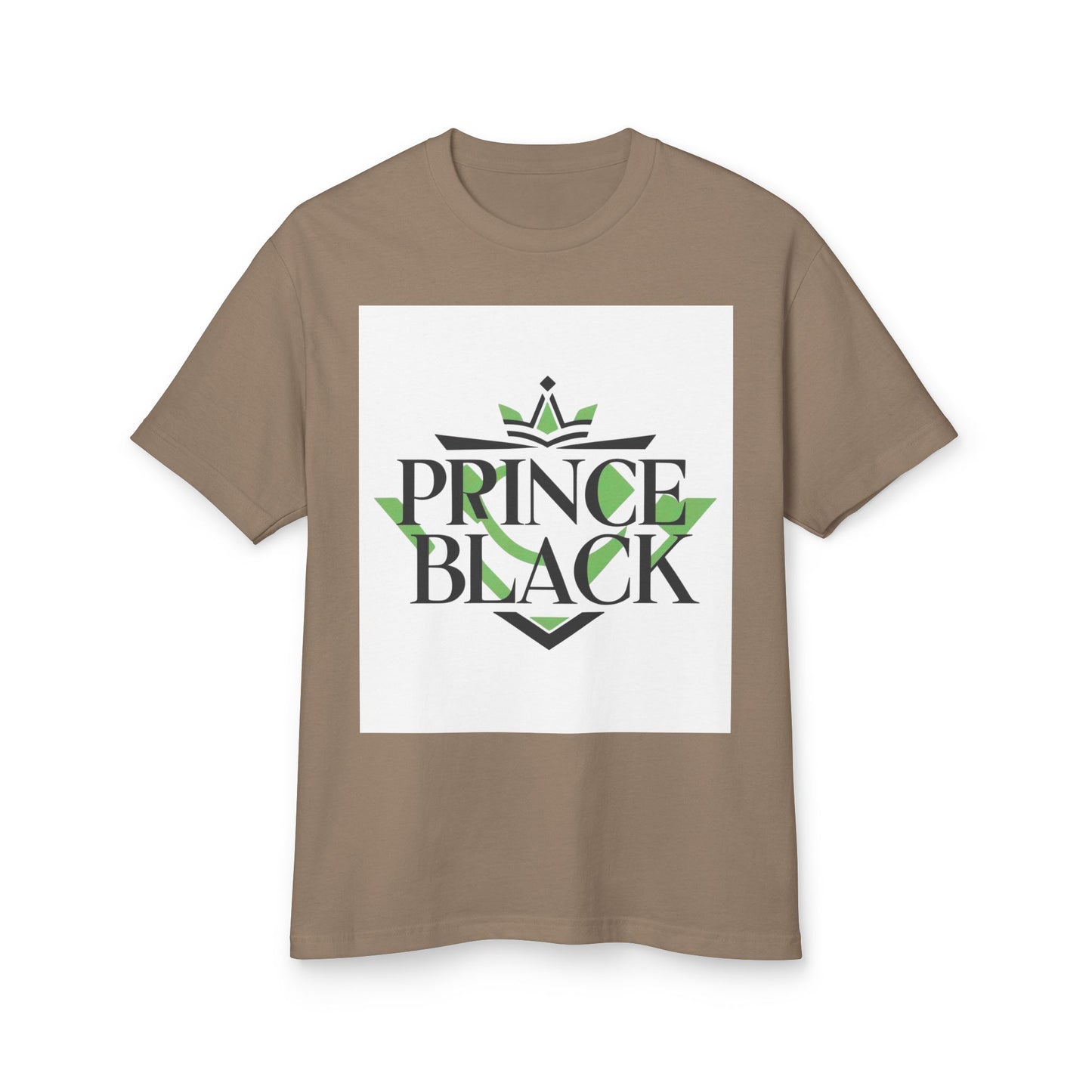 Heavyweight Cotton Tee - 'Prince Black' Graphic T-Shirt | Casual Streetwear