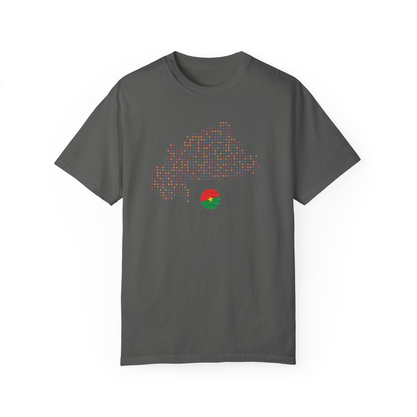Burkina Faso T-Shirt with Artistic Flag Design - Perfect for Celebrations and Everyday Wear