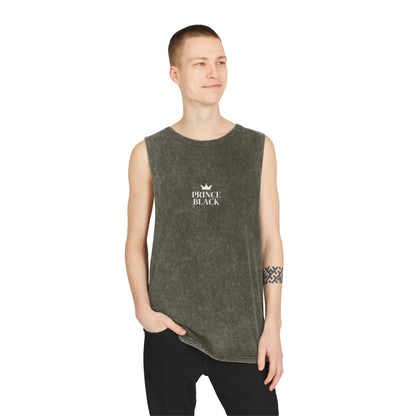 Unisex Stonewash Tank Top - Casual Vintage Style