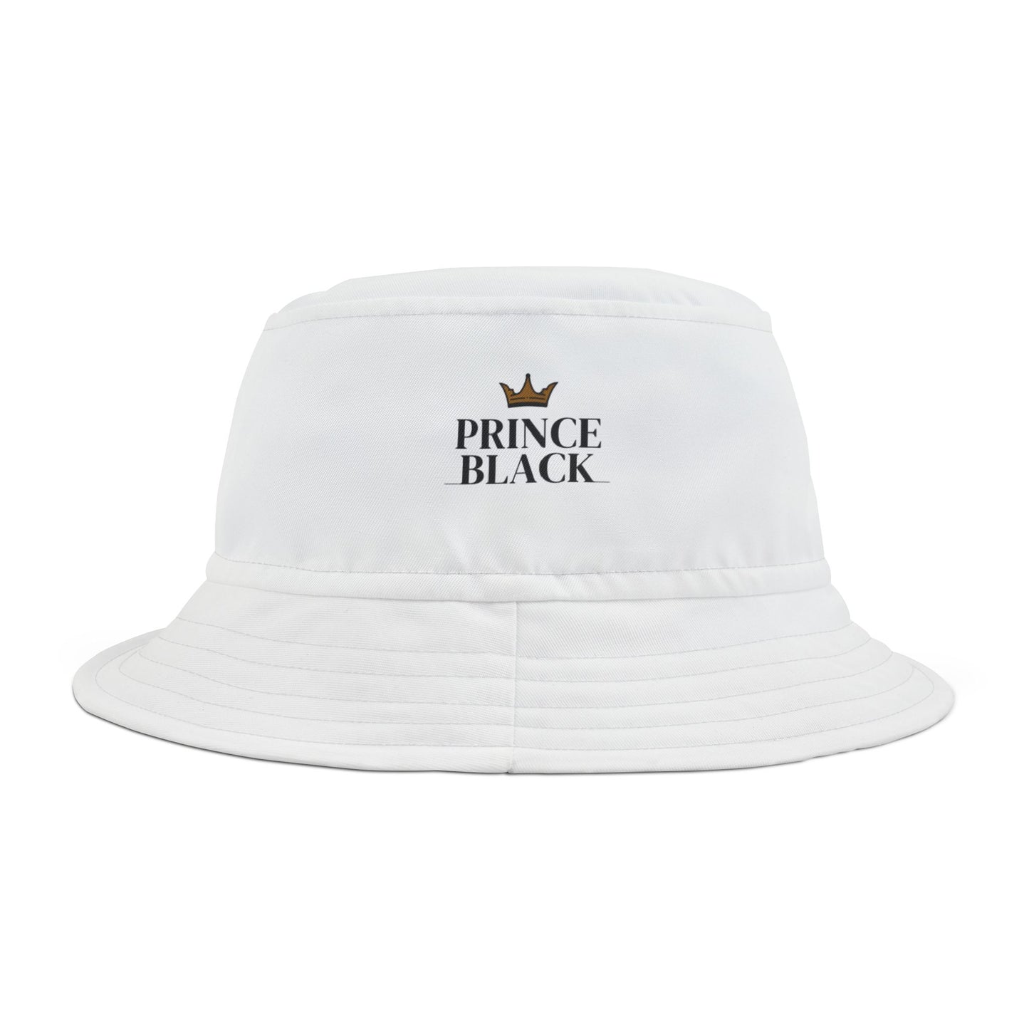 Stylish Prince Black Bucket Hat for Trendy Summer Outings