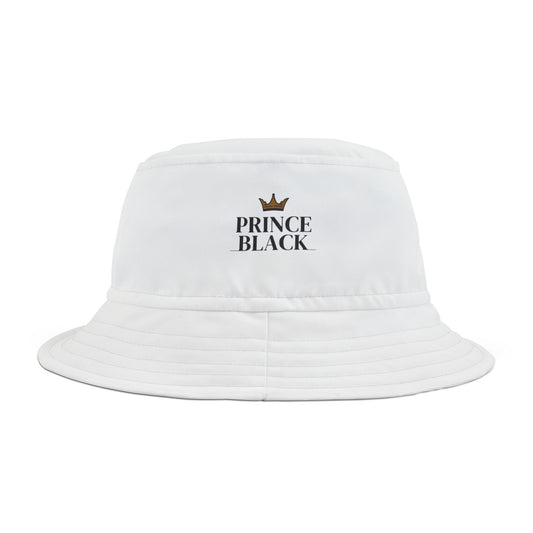 Stylish Prince Black Bucket Hat for Trendy Summer Outings