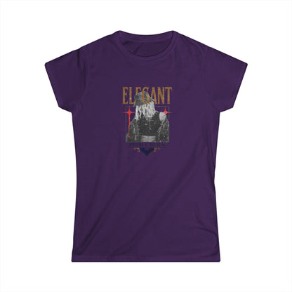 T-shirt élégant et doux pour femme – Mode chic avec motif Prince Black 