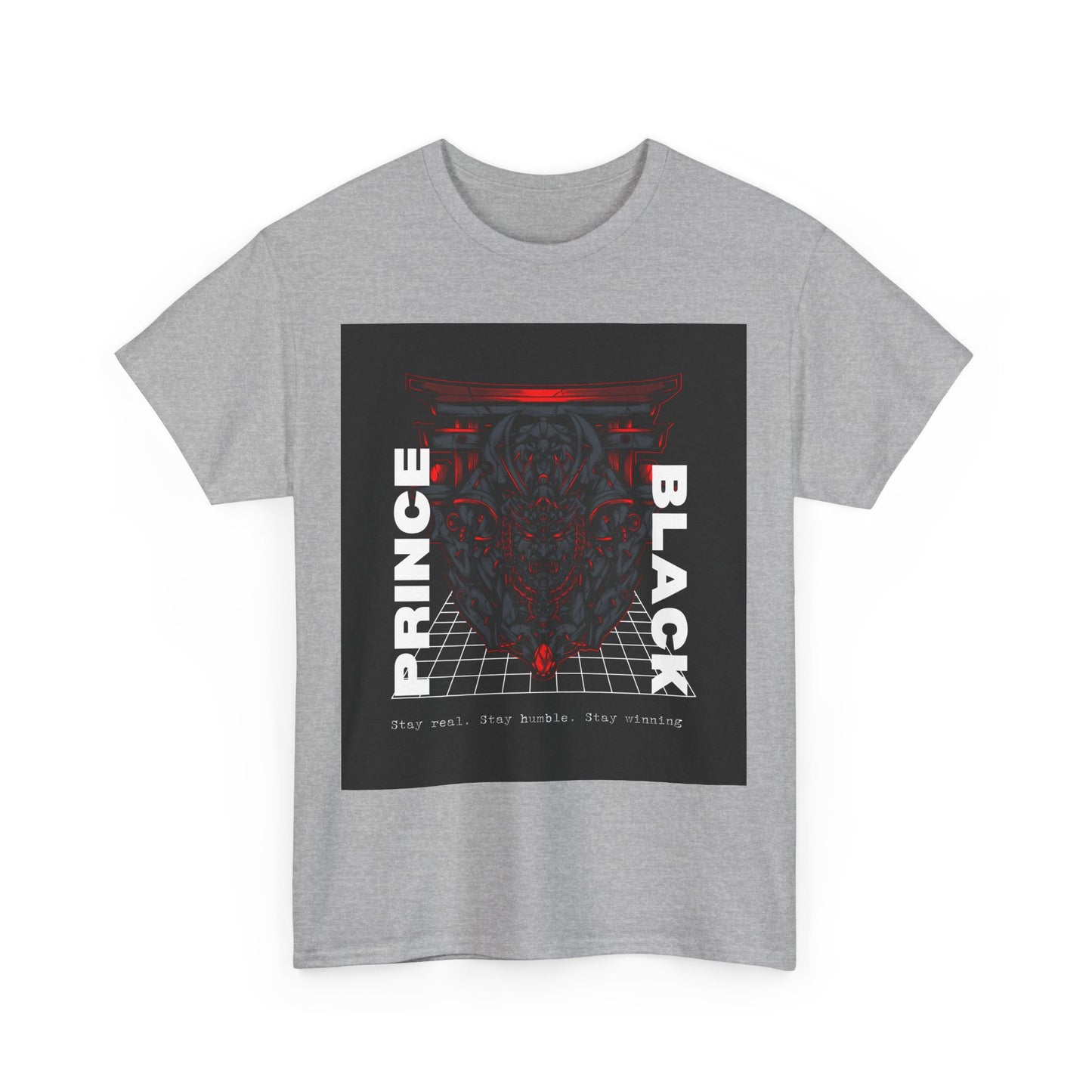 Heavy Cotton Tee - Stay Real Stay Humble Graphic Shirt