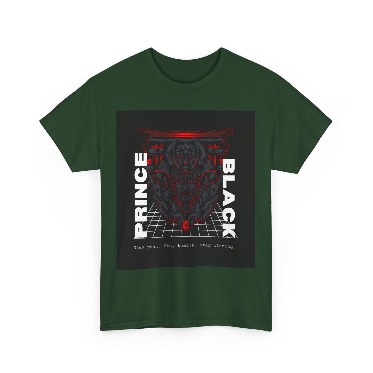 Heavy Cotton Tee - Stay Real Stay Humble Graphic Shirt