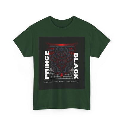 Heavy Cotton Tee - Stay Real Stay Humble Graphic Shirt